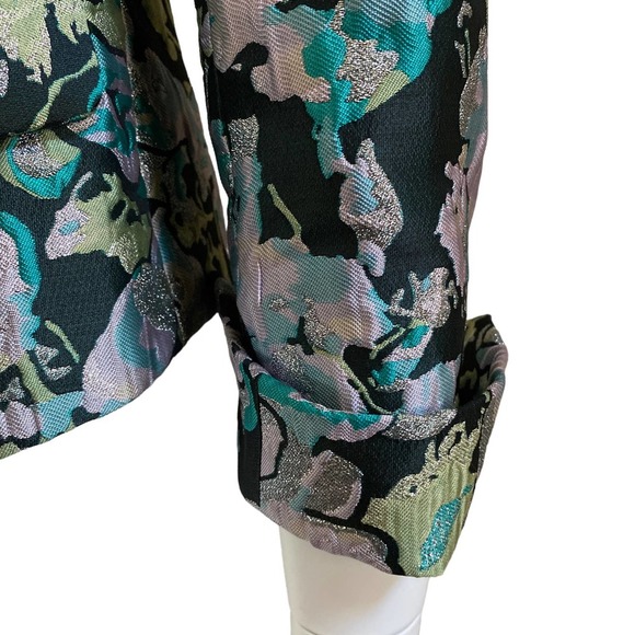 NWT ETCETERA Blazer In Bloom Print, size 2 - Picture 8 of 16